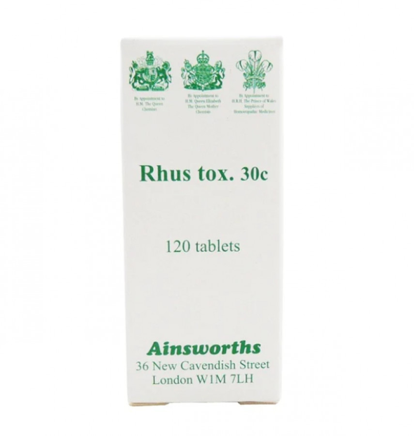 Ainsworths Rhus Tox 30C - 120 Tablets