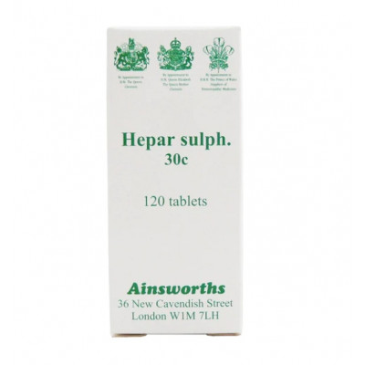 Ainsworths Hepar Sulph 30C - 120 Tablets