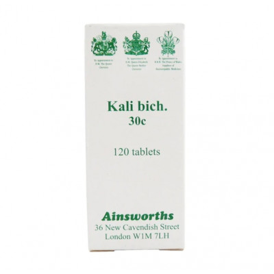 Ainsworths Kali Bich 30C - 120 Tablets