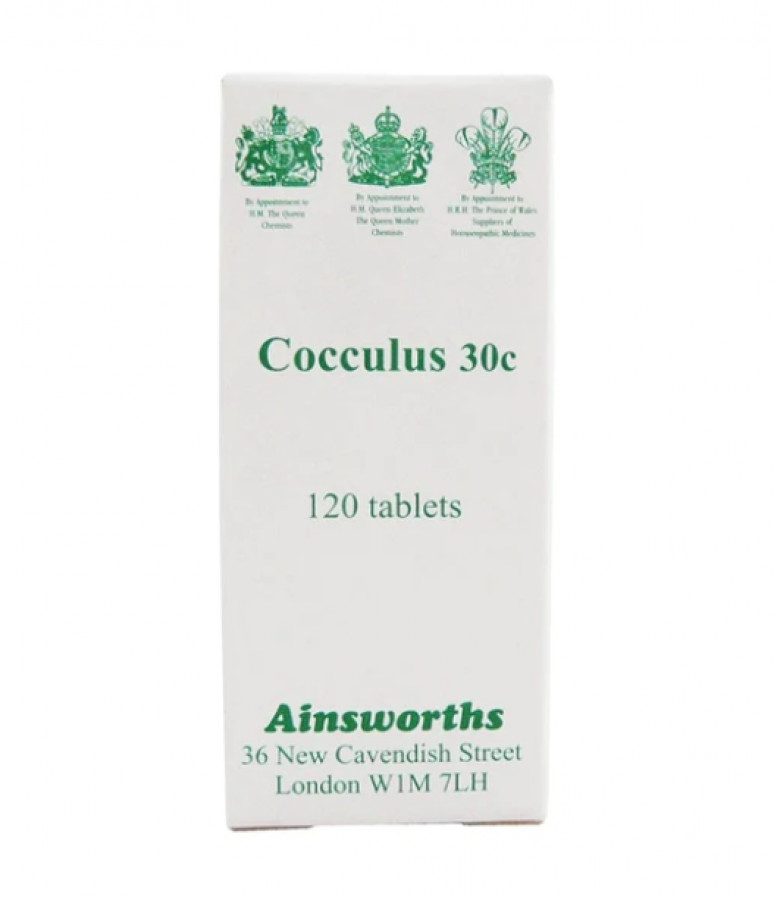 Ainsworths Cocculus 30C - 120 Tablets