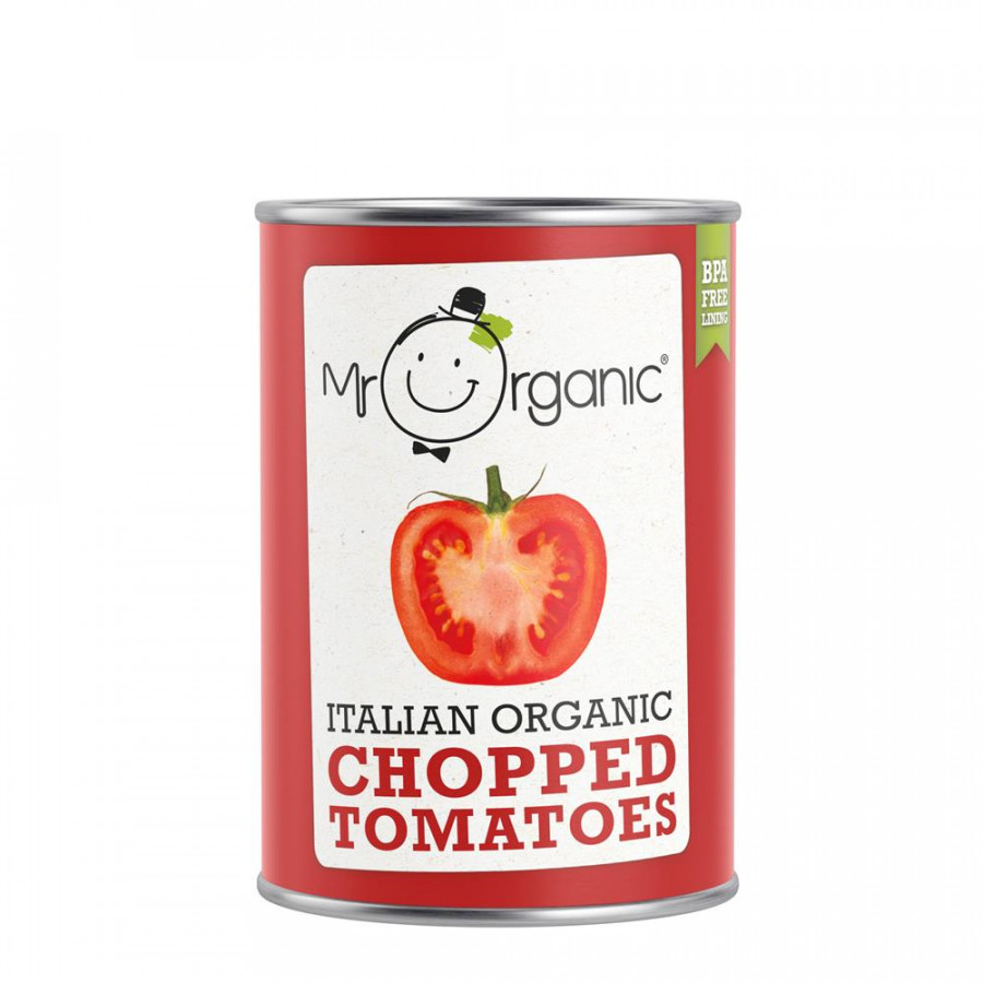 Mr Organic Chopped Tomatoes 400g