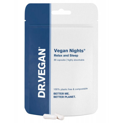 Dr Vegan Nights Relax & Sleep 30 Capsules