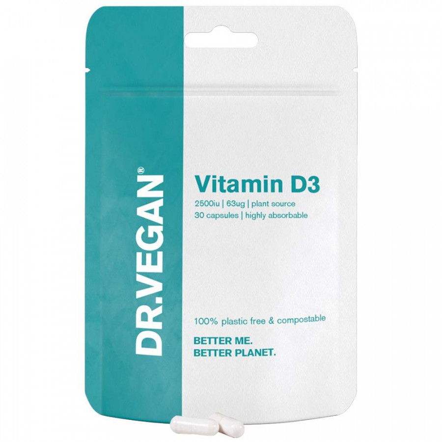 Dr Vegan Vitamin D3 2500iu - 30 Capsules