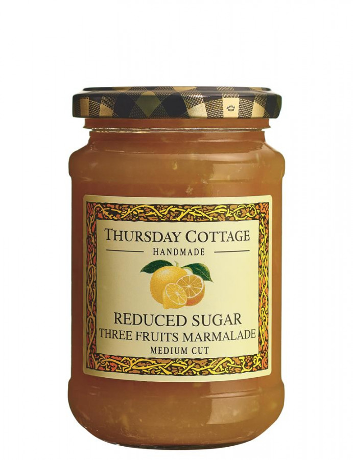 Thursday Cottage Reduced Sugar Three Fruits Marmalade 315g