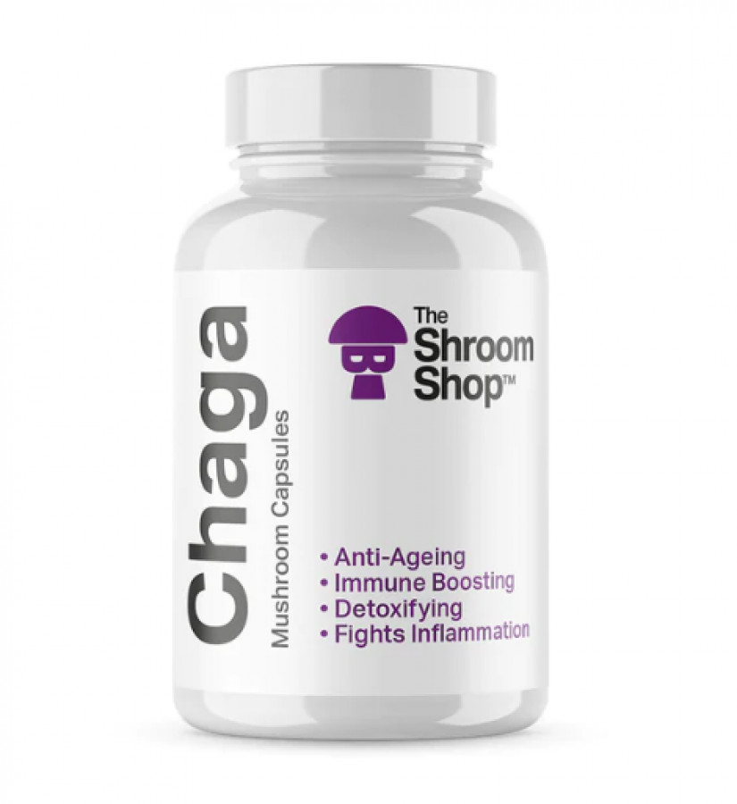 The Shroom Shop Chaga Mushroom - 90 Capsules