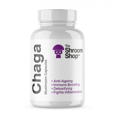 The Shroom Shop Chaga Mushroom - 90 Capsules