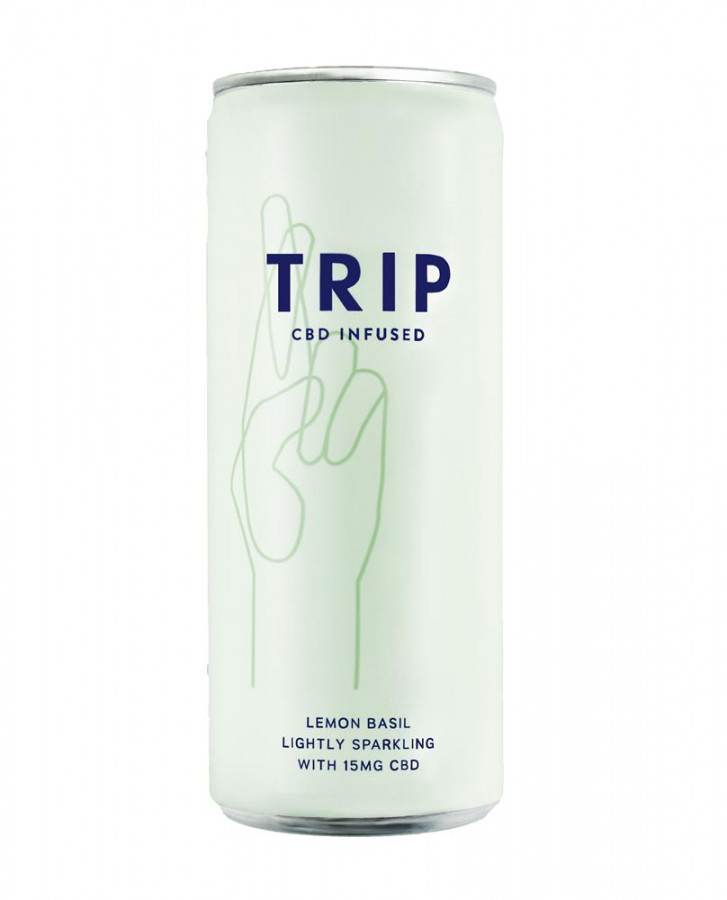 TRIP CBD Lemon & Basil CBD Drink 250ml - Pack of 3