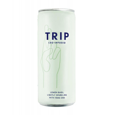 TRIP CBD Lemon & Basil CBD Drink 250ml - Pack of 3