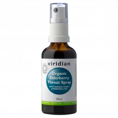 Viridian Organic Elderberry Throat Spray 50ml