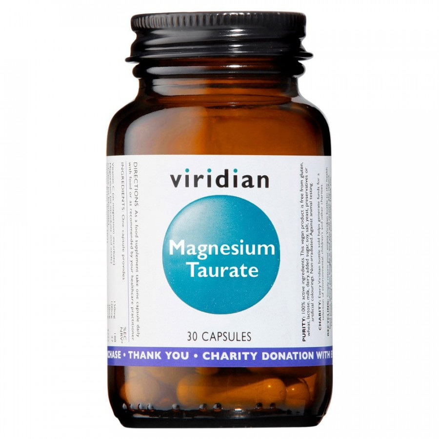 Viridian Magnesium Taurate 30 Capsules