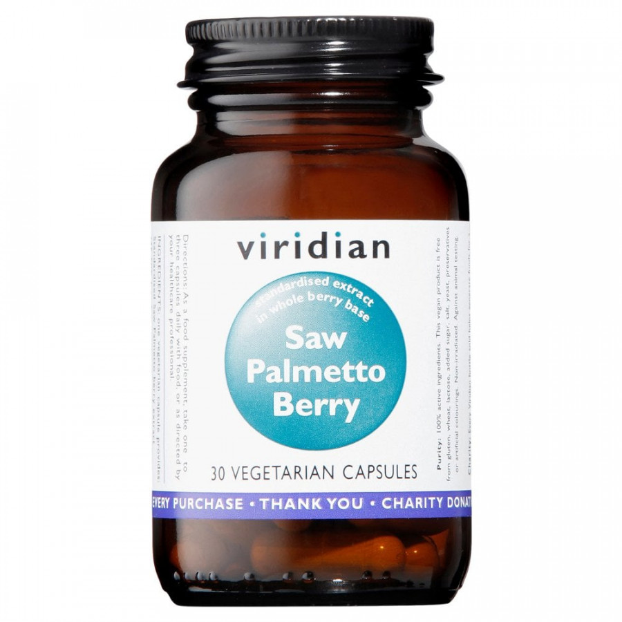 Viridian Saw Palmetto Berry 30 Capsules