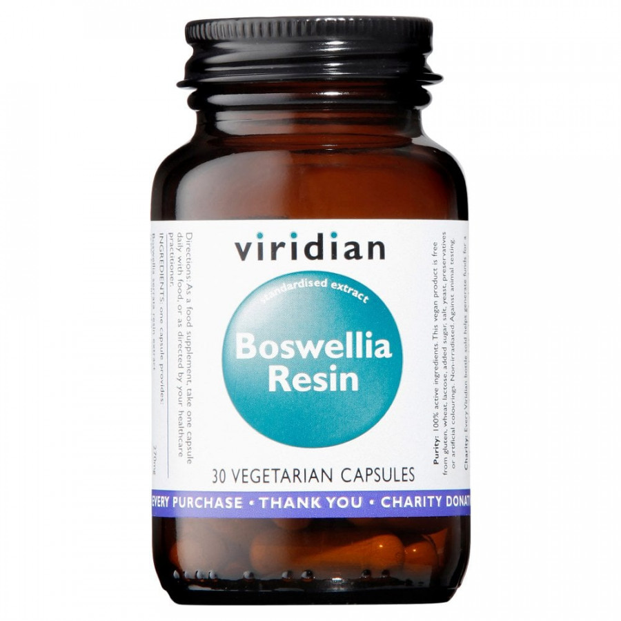 Viridian Boswellia Resin 30 Capsules