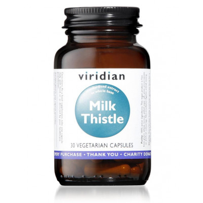 Viridian Milk Thistle Herb & Seed 30 Capsules