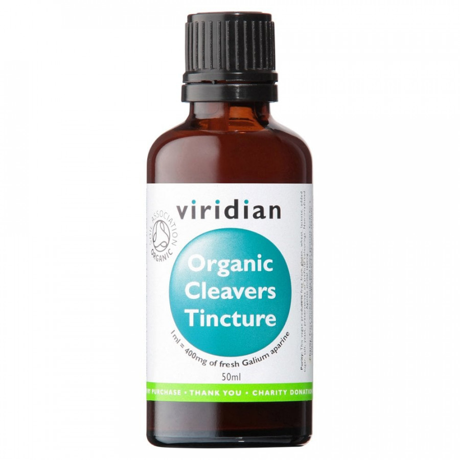 Viridian Organic Cleavers Tincture 50ml