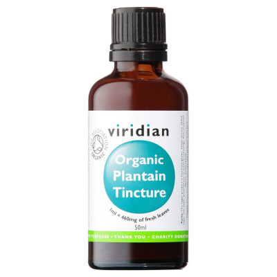 Viridian Organic Plantain Tincture 50ml