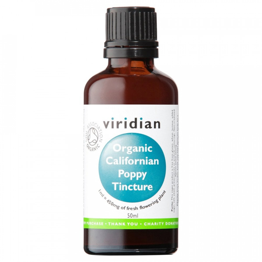 Viridian Organic Californian Poppy Tincture 50ml