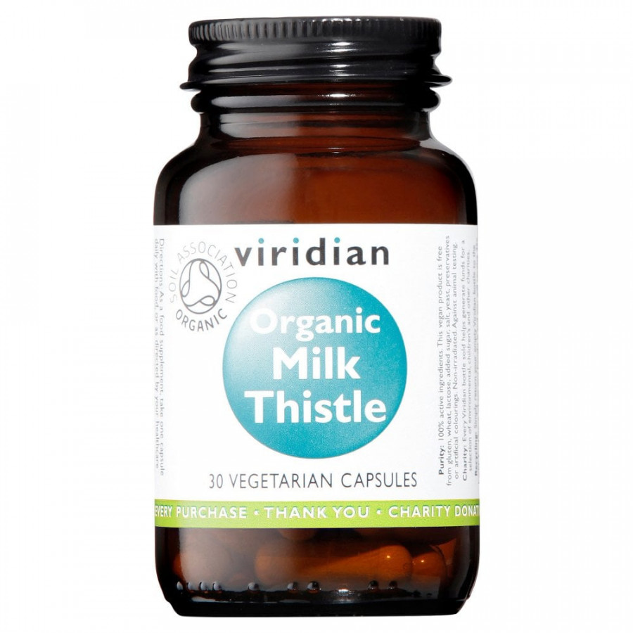 Viridian Organic Milk Thistle 400mg 30 Capsules