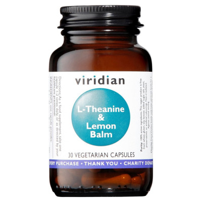 Viridian L-Theanine & Lemon Balm 30 Capsules