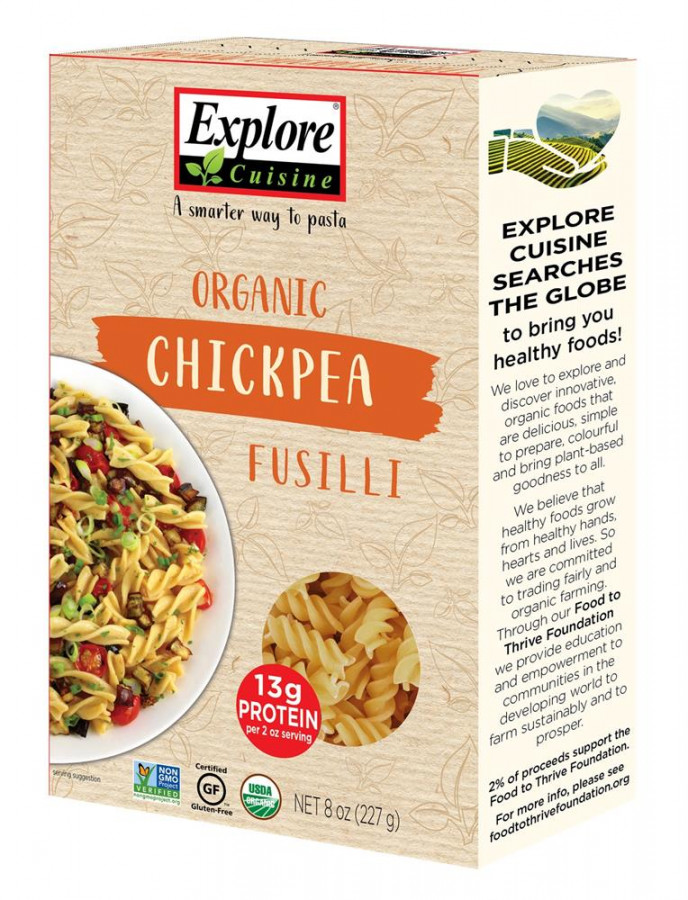 Explore Cuisine Organic Chickpea Fusilli 250g