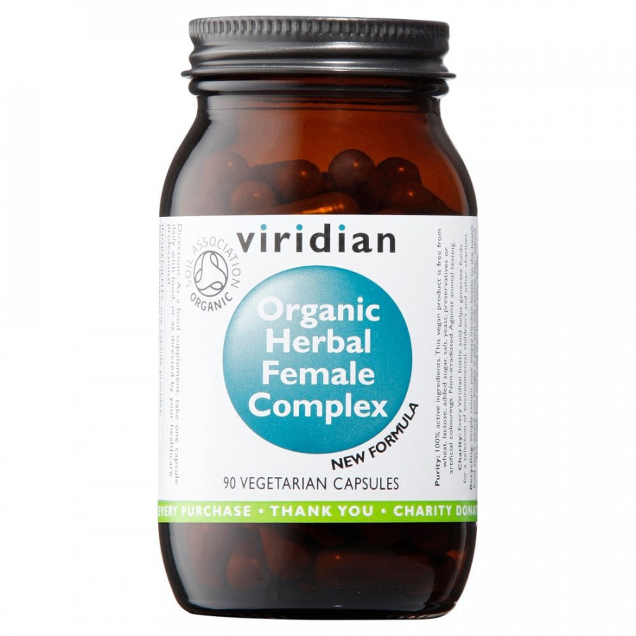 Viridian Organic Herbal Female Complex 90 Tablets