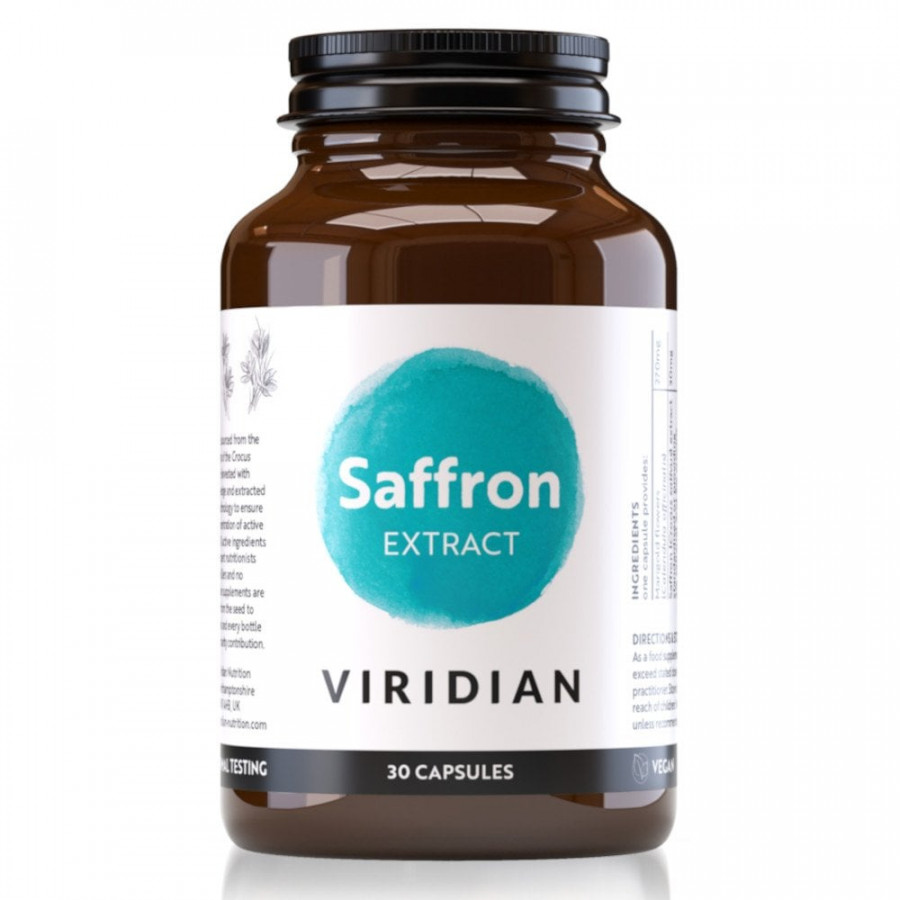 Viridian Saffron Extract with Marigold 30 Capsules