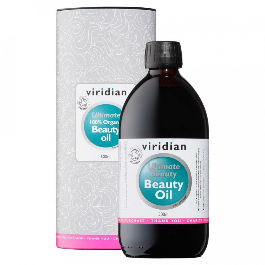 Viridian 100% Organic Ultimate Beauty Oil 500ml