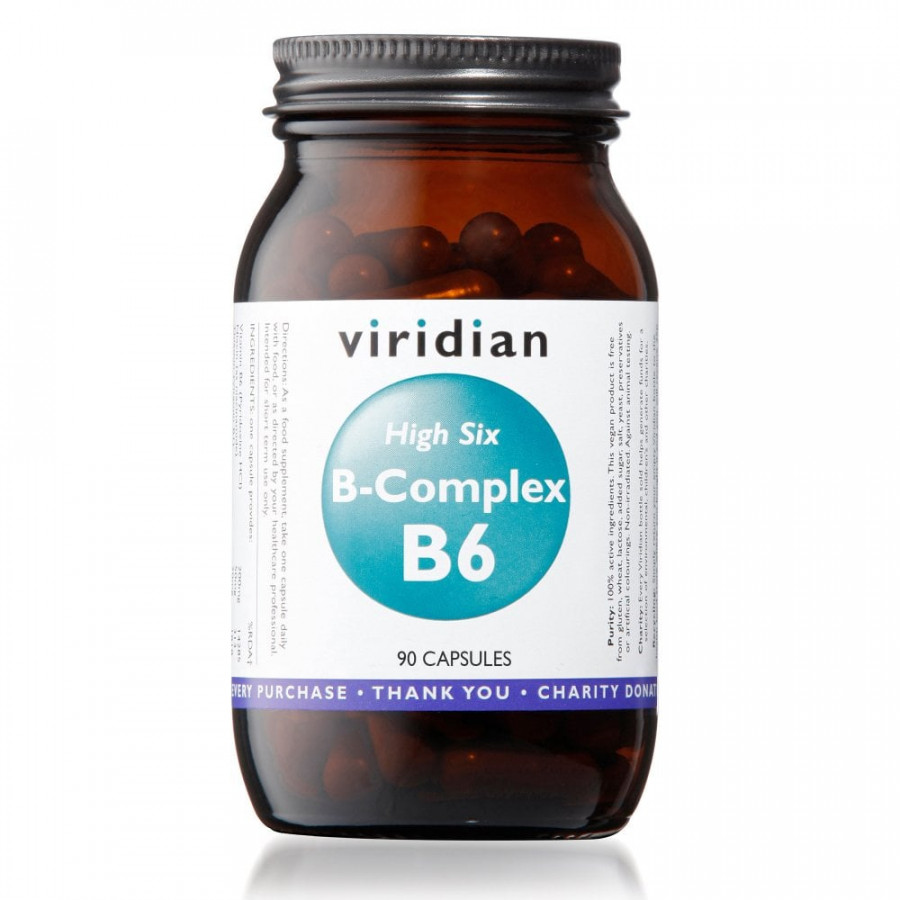 Viridian High Six B-Complex B6 90 Capsules