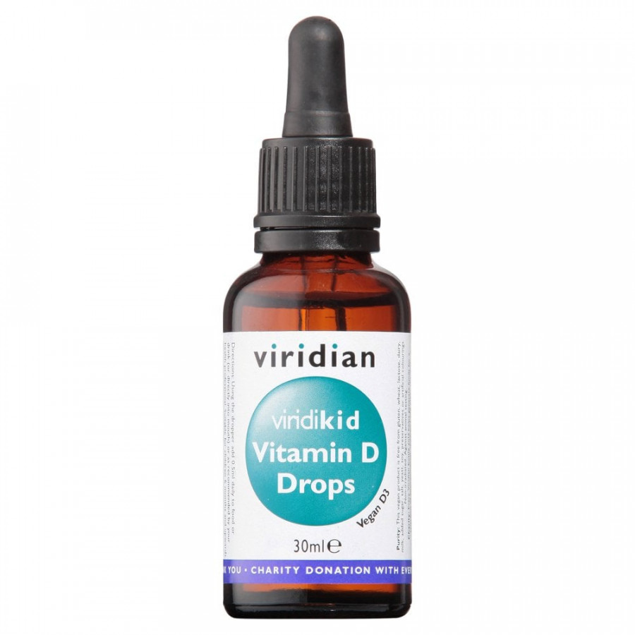 Viridian Viridikid Vitamin D Drops 400iu 30ml