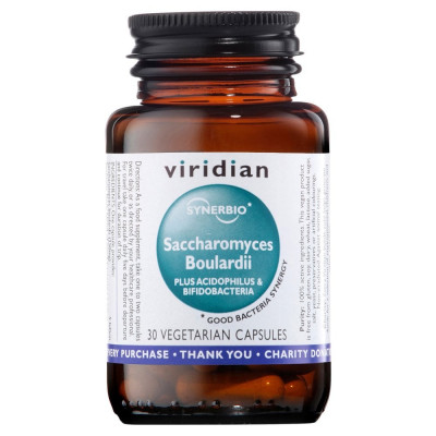 Viridian Synbiotic Saccharomyces Boulardii 30 Capsules