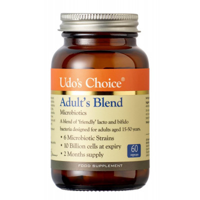 Udos Choice Adults Blend Microbiotics 60 Capsules