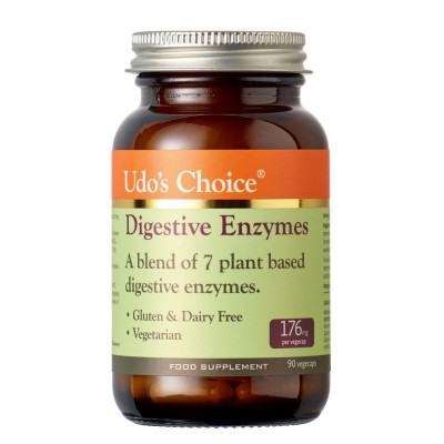 Udos Choice Digestive Enzyme Blend 176mg 90 Capsules