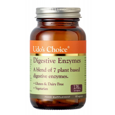 Udos Choice Digestive Enzyme Blend 176mg 60 Capsules