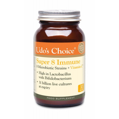 Udo's Choice Super 8 Immune Microbiotics Blend - 30 Capsules