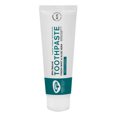 Green People Fresh Mint & Aloe Vera Toothpaste with Fluoride 75ml