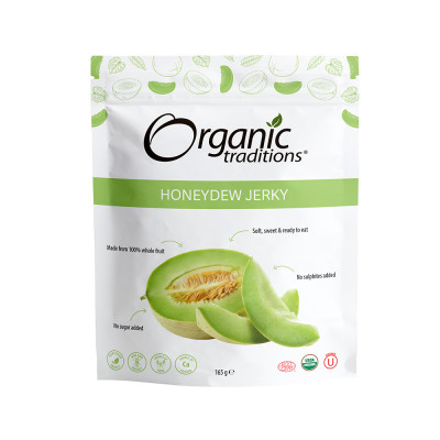 Organic Traditions Honeydew Jerky 165g