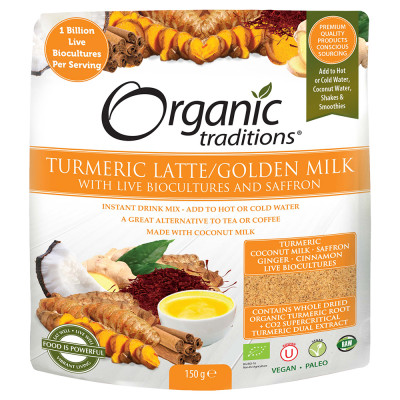 Organic Traditions Organic Turmeric Latte 150g