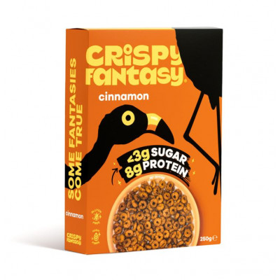 Crispy Fantasy High Protein Cinnamon Cereal 250g