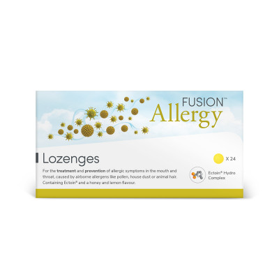 Fusion Allergy Honey & Lemon Lozenges