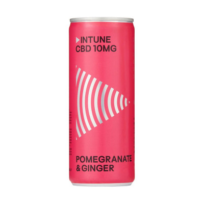 Intune Pomegranate & Ginger 10mg CBD Drink 250ml - Pack of 3