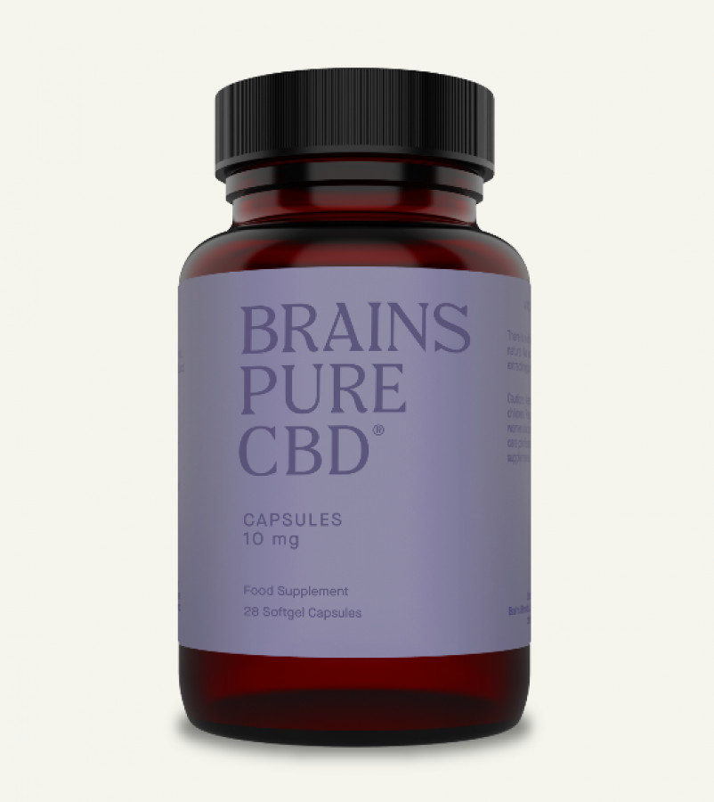 Brains Pure CBD 10mg - 28 Capsules