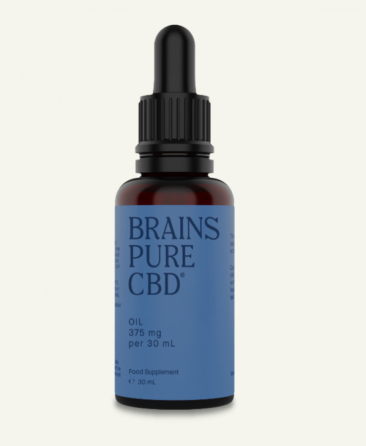 Brains Pure CBD 375mg Oil 30ml