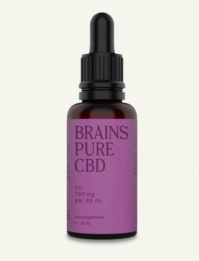 Brains Pure CBD 750mg Oil 30ml