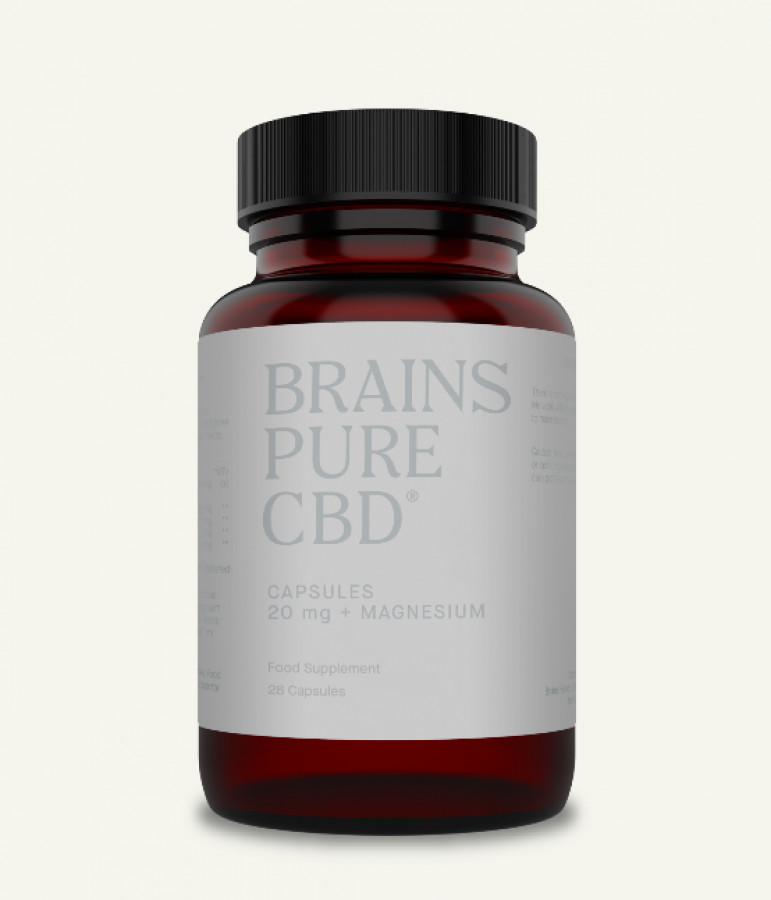 Brains Pure CBD + Magnesium 28 Capsules