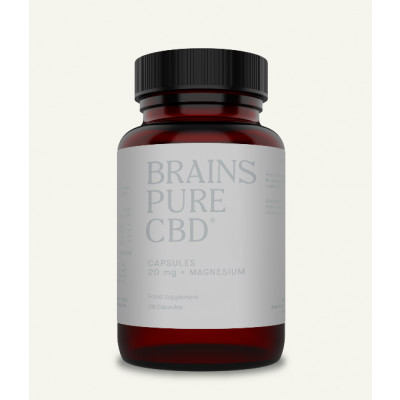 Brains Pure CBD + Magnesium 28 Capsules