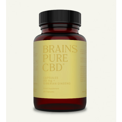 Brains Pure CBD + Ginseng 28 Capsules