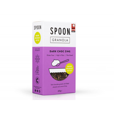 Spoon Dark Choc Zing Granola 400g