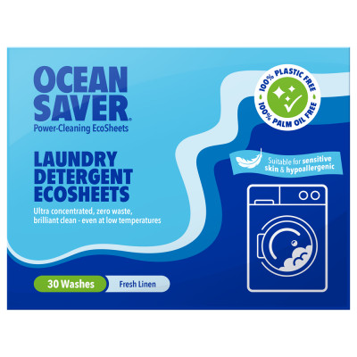 Ocean Saver - Laundry Detergent EcoSheets - 30 Washes