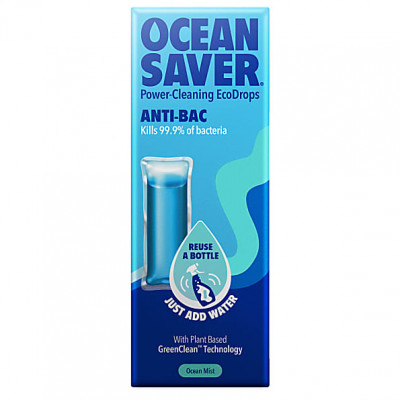 Ocean Saver Anti-Bacterial Sanitiser EcoDrops 10ml - Pack of 4