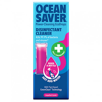 Ocean Saver Disinfectant Surface Cleaner EcoDrops 9ml - Pack of 4