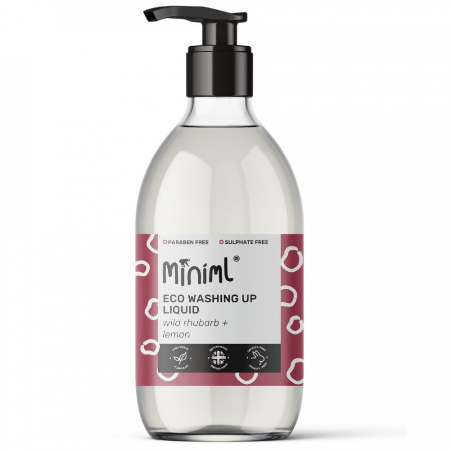 Miniml Wild Rhubarb & Lemon Eco Washing Up Liquid 500ml